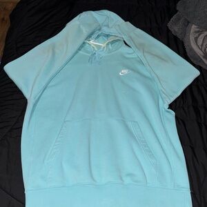 baby blue nike hoodie